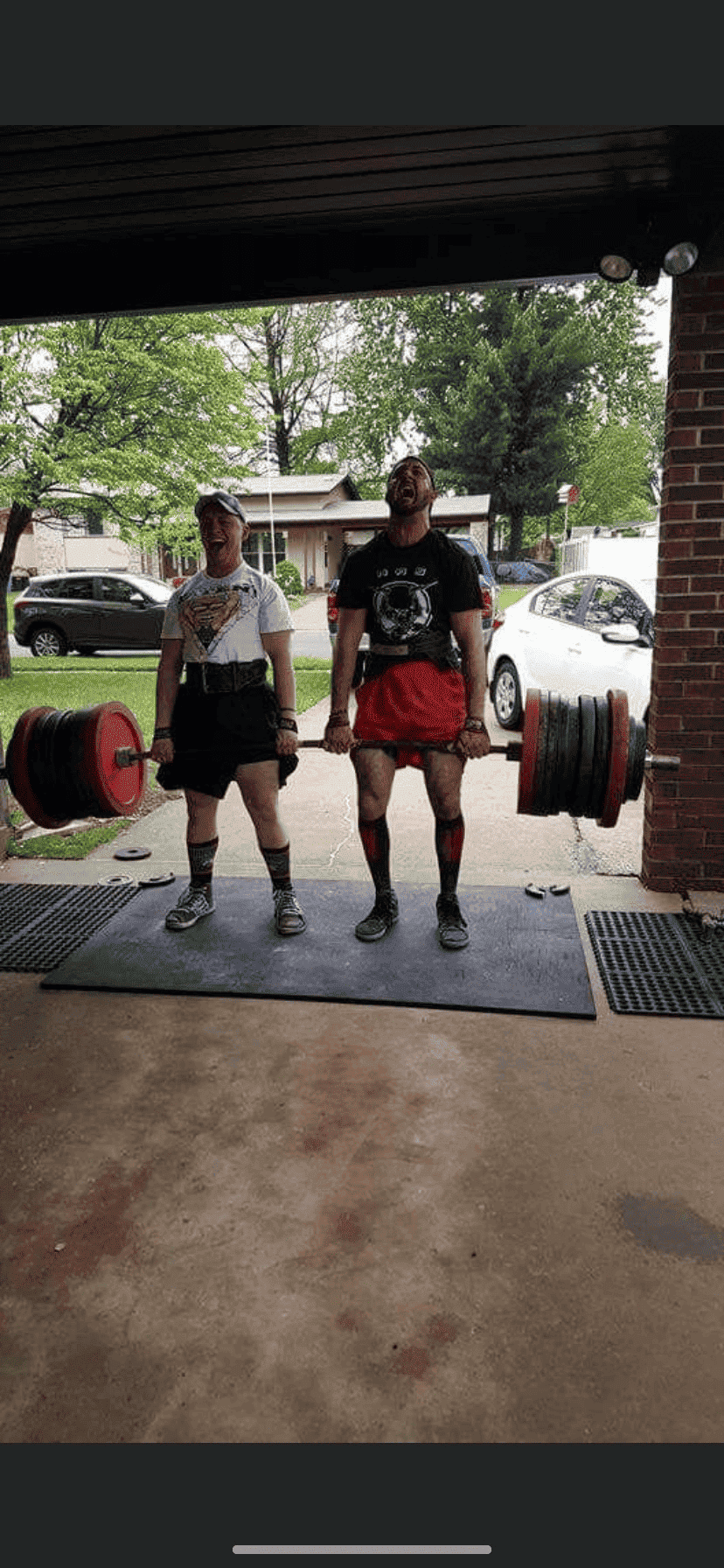 Athletes training after chiropractic treatment
