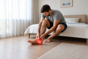 heel pain when waking up