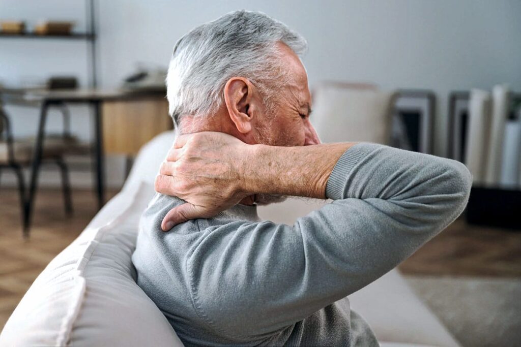 back and neck strain